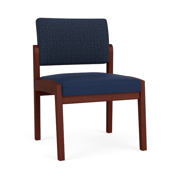 Lesro Lenox Armless Guest Chair, 22.5 in W 26 in L 31.5 in H LW1102 - main